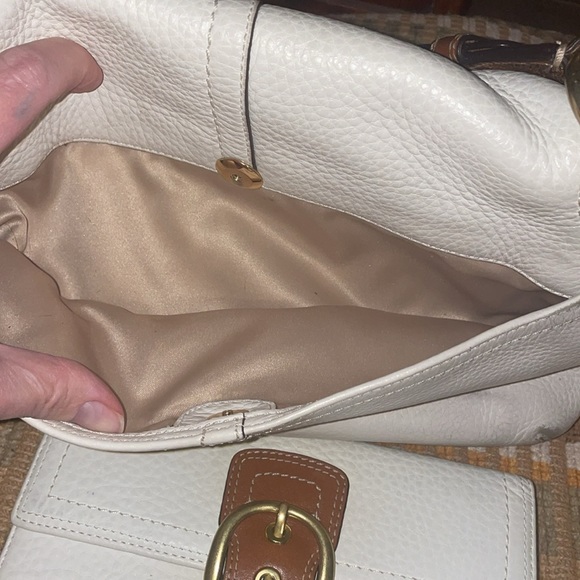 Coach shoulder handbag with matching wallet - Picture 4 of 13